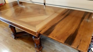 Mesa comedor madera antigua restaurada