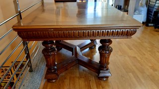 Mesa comedor madera antigua restaurada
