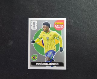 Extra Sticker Vinicius Junior Plata Mundial 2026