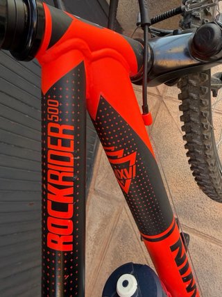 Bicicleta B'TWIN Rockrider 500 Naranja