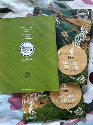 Biología y Geología, 4 ESO, Operación mundo