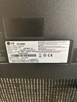 Televisión LG 35 Negra