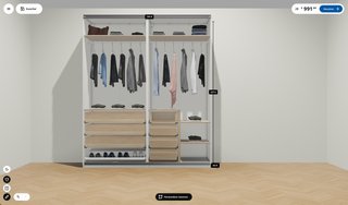 Armario IKEA PAX 238x200 espejo| Como nuevo