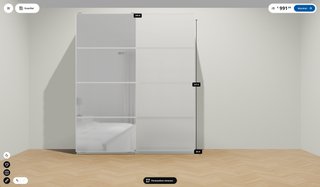 Armario IKEA PAX 238x200 espejo| Como nuevo