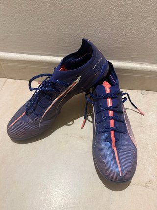 Puma Ultra Ultimate 5 AG Botas Fútbol Azul/Naranja