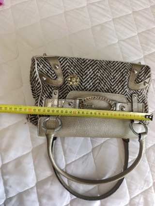 Bolso Guess tweed vintage raro