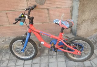 Bicicleta B-PRO 14 Roja y Azul