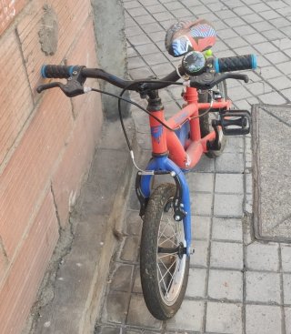 Bicicleta B-PRO 14 Roja y Azul