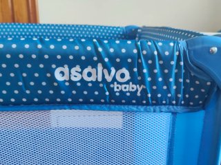 Cuna de viaje Asalvo Baby azul