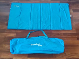 Cuna de viaje Asalvo Baby azul