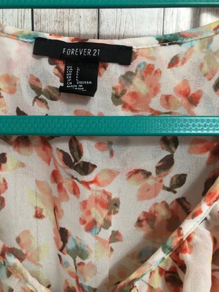 Vestido estampado Forever 21 talla única