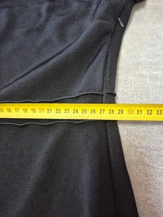Vestito Zara Woman nero con volant