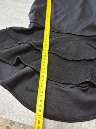 Vestito Zara Woman nero con volant