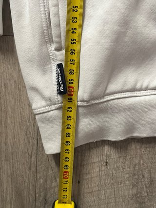 Sudadera Reebok Blanca Cremallera