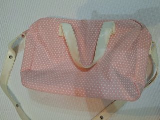 Bolsa carro bebé/cambiador  niña rosa estrellas