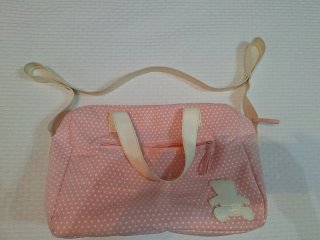 Bolsa carro bebé/cambiador  niña rosa estrellas