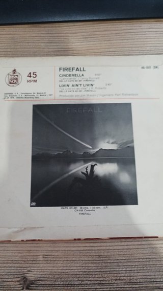 Vinilo Firefall Cinderella / Livin' Ain't Livin
