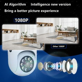 3 piezas Cámara de seguridad WiFi con app 1080P HD