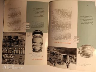 Catálogo Leica Objetivos Años 50