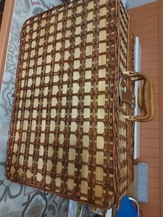 Cesta de picnic vintage
