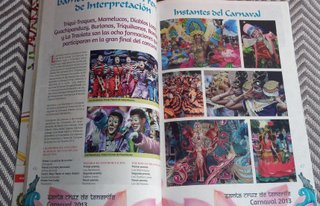 Revista oficial Carnaval Santa Cruz  Tenerife 2013