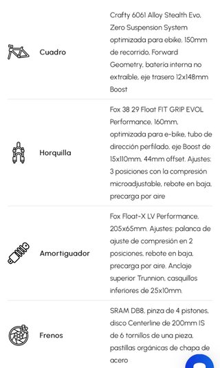 Bicicleta Eléctrica Mondraker Crafty R