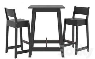 Mesa alta Ikea 74x74cm H:1.03m