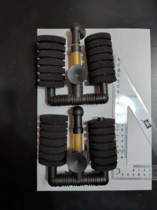 Filtro esponja acuario con impulsor