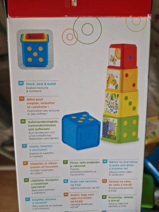 Bloques apila y descubre Fisher-Price como nuevo