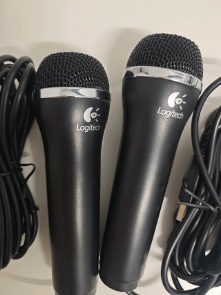 Micrófonos Logitech Wii (2 unidades)
