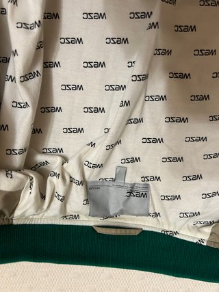 Chaqueta Wesc Beige y Verde