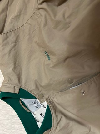 Chaqueta Wesc Beige y Verde