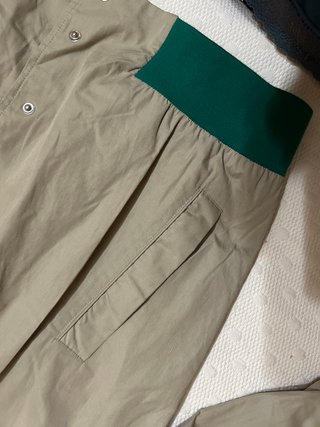 Chaqueta Wesc Beige y Verde