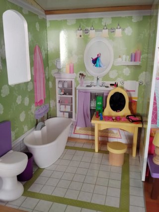 CASA GIGANTE DE MUÑECAS XXL CON ALFOMBRA DE REGALO