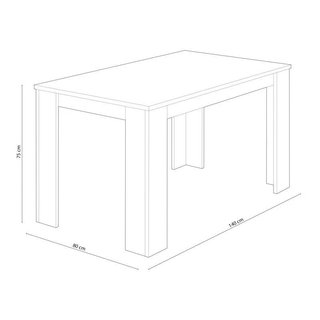 Mesa Comedor Madera y 4 Sillas Nórdicas
