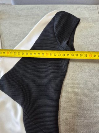 Vestito corto Bershka bicolore bianco e nero