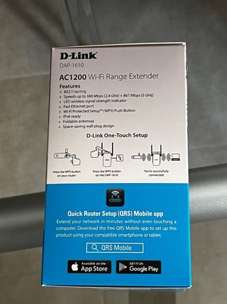 Repetidor WiFi D-Link AC1200 - Nuevo