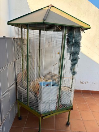 Voladera para pájaros grande