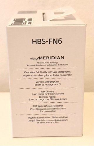 Auriculares LG TONE Free UVnano Negros