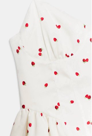 Conjunto Zara Top y Falda Fresas