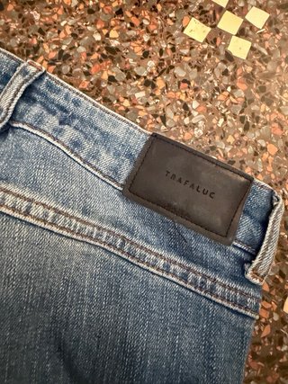 Zara Trafaluc Jeans Boho Frange Strappati S