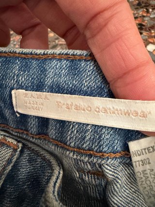 Zara Trafaluc Jeans Boho Frange Strappati S