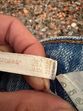Zara Trafaluc Jeans Boho Frange Strappati S