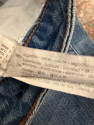 Zara Trafaluc Jeans Boho Frange Strappati S