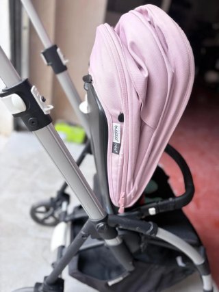 Cochecito de bebé plegable rosa