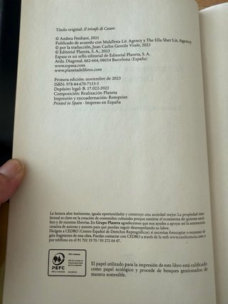 Lote de 2 novelas históricas Espasa NUEVAS