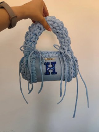 Bolso Laryza Mini Azul Inicial H