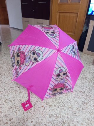 Paraguas LOL Surprise Rosa NUEVO. OFERTAAAAAAAAA