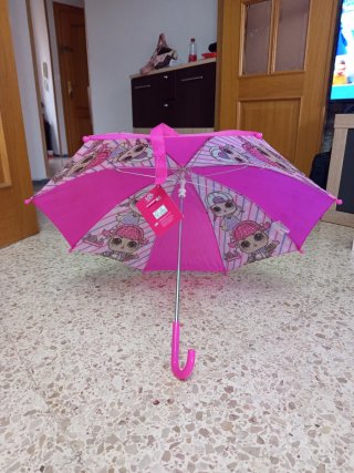 Paraguas LOL Surprise Rosa NUEVO. OFERTAAAAAAAAA