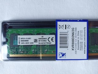 2x Kingston 2GB DDR2 RAM PC2-6400 CL6
